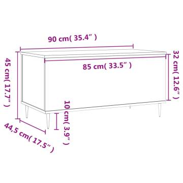 Elegant Grey Sonoma Coffee Table - Stylish & Functional