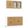 4 Piece Kitchen Cabinet Set - Kalmar Artisan Oak - hipomarket