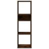 Stylish Smoked Oak Book Cabinet | 34x31x112 cm