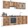  8 Piece Kitchen Cabinet Set Kalmar Old Wood Engineered Wood Colour old wood Quantity in Package 1 Number of 