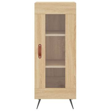 Stylish Highboard Sonoma Oak - 34.5x34x180 cm | HIPO Market