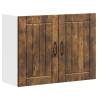  Kitchen Wall Cabinet Lucca Smoked Oak Engineered Wood Colour smoked oak Quantity in Package 1 Model wall cabinet 80 cm Number of 