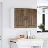 Lucca Smoked Oak Kitchen Wall Cabinet - Space Optimizer