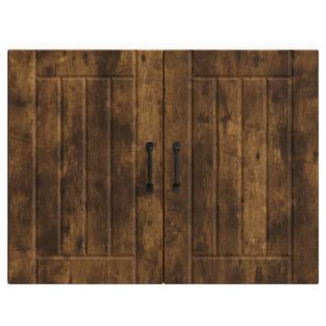 Lucca Smoked Oak Kitchen Wall Cabinet - Space Optimizer