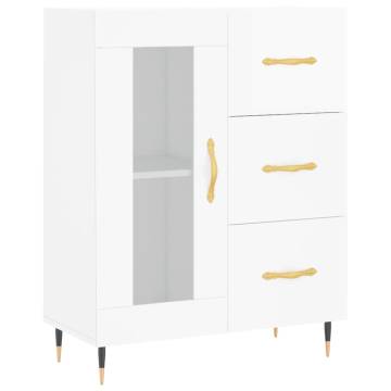 Highboard High Gloss White - Stylish Storage Solution