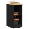  Garage Storage Cabinet Black 40x51x85 cm Solid Wood Pine Colour black Size 40 x 51 x 85 cm Quantity in Package 1 Model 2 shelves 