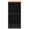 Garage Storage Cabinet Black - Solid Pine 40x51x85 cm