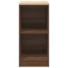 Garage Storage Cabinet Brown Oak - Solid Wood Pine 40x51x85 cm