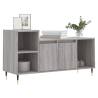 Stylish Grey Sonoma TV Cabinet - 100x35x55 cm | HipoMarket UK