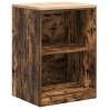 Garage Storage Cabinet in Smoked Oak - 60x51x85 cm Solid Wood