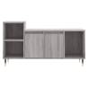 Stylish Grey Sonoma TV Cabinet - 100x35x55 cm | HipoMarket UK