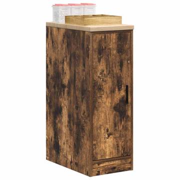 Garage Storage Cabinet Smoked Oak - Durable & Stylish