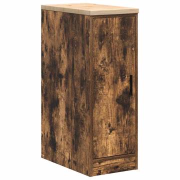 Garage Storage Cabinet Smoked Oak - Durable & Stylish