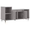 Stylish Grey Sonoma TV Cabinet - 100x35x55 cm | HipoMarket UK