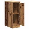 Garage Storage Cabinet - Old Wood Solid Pine 30x51x85 cm