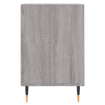 Stylish Grey Sonoma TV Cabinet - 100x35x55 cm | HipoMarket UK