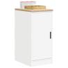 Garage Storage Cabinet White 40x51x85 cm Solid Wood Pine