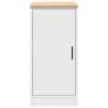 Garage Storage Cabinet White 40x51x85 cm Solid Wood Pine