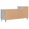 Stylish Grey Sonoma TV Cabinet - 100x35x55 cm | HipoMarket UK