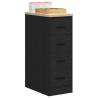  Garage Storage Cabinet Black 30x51x85 cm Solid Wood Pine Colour black Size 30 x 51 x 85 cm Quantity in Package 1 Model 4 drawers 