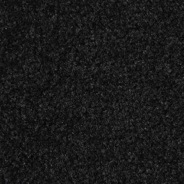 Doormat Black 60x180 cm - Durable & Non-Slip for Your Home