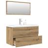 3 Piece Bathroom Furniture Set - Artisan Oak | HipoMarket