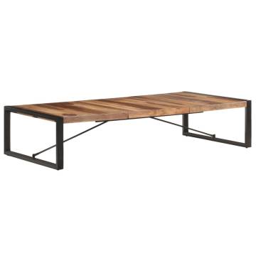 Solid Wood Coffee Table 180x90 cm - Sheesham Finish