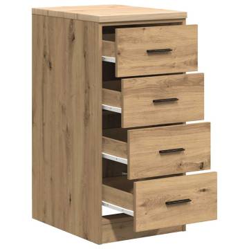 Garage Storage Cabinet Artisan Oak - Durable Solid Wood Design