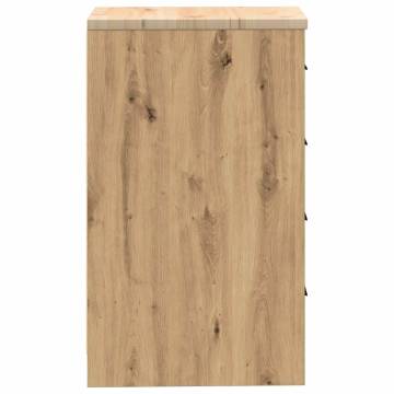 Garage Storage Cabinet Artisan Oak - Durable Solid Wood Design