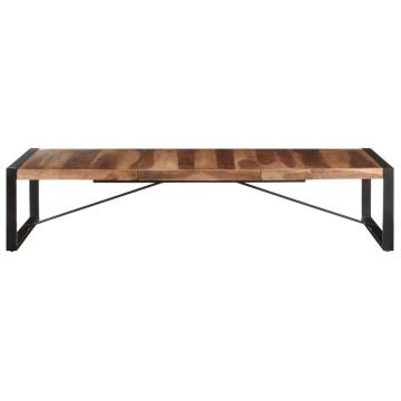 Solid Wood Coffee Table 180x90 cm - Sheesham Finish