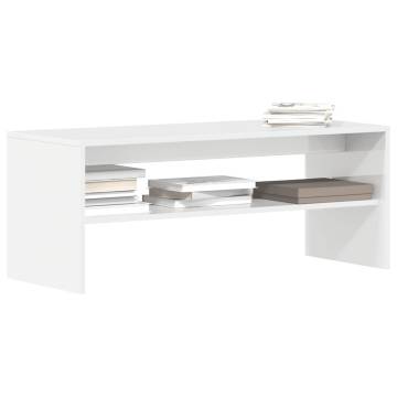 High Gloss White TV Cabinet - 100x40x40 cm | HipoMarket UK