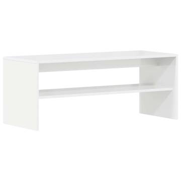 High Gloss White TV Cabinet - 100x40x40 cm | HipoMarket UK