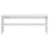 High Gloss White TV Cabinet - 100x40x40 cm | HipoMarket UK