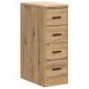 Garage Storage Cabinet Artisan Oak - Solid Wood, 30x51x85 cm