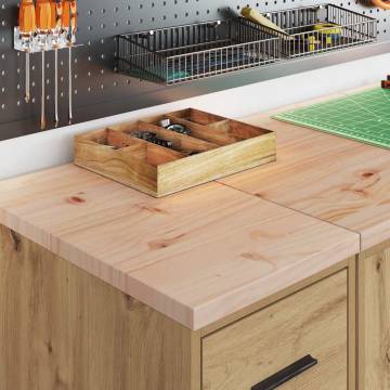 Garage Storage Cabinet Artisan Oak - Solid Wood, 30x51x85 cm