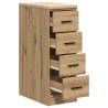 Garage Storage Cabinet Artisan Oak - Solid Wood, 30x51x85 cm