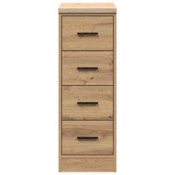 Garage Storage Cabinet Artisan Oak - Solid Wood, 30x51x85 cm