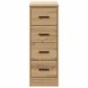 Garage Storage Cabinet Artisan Oak - Solid Wood, 30x51x85 cm