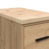 Garage Storage Cabinet Artisan Oak - Solid Wood, 30x51x85 cm