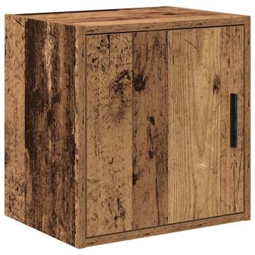 Garage Wall Cabinet - Old Wood Engineered Wood Storage Solution