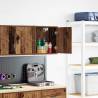 Garage Wall Cabinet - Old Wood Engineered Wood Storage Solution