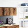 Garage Wall Cabinet - Old Wood Engineered Wood Storage Solution