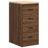 Garage Storage Cabinet Brown Oak - 40x51x85 cm Solid Wood