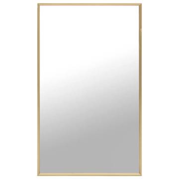 Mirror Gold 100x60 cm | Minimalist Home Décor