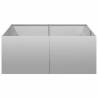 Stylish Galvanised Steel Planter 100x100x40 cm | HipoMarket