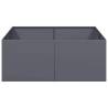 Stylish Planter Anthracite 100x100x40 cm Steel for Gardens