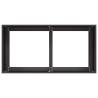 Stylish Black Planter 80x40x40 cm - Durable Cold-rolled Steel