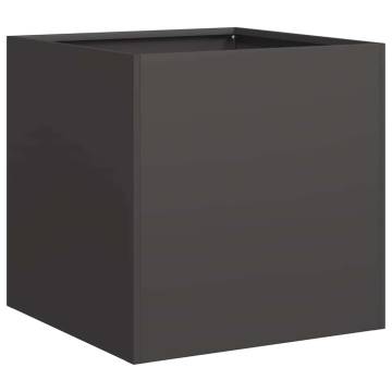 Stylish Black Planter 40x40x40 cm - Cold-Rolled Steel