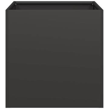 Stylish Black Planter 40x40x40 cm - Cold-Rolled Steel