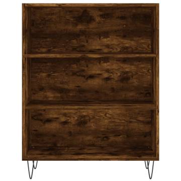 Stylish Highboard Smoked Oak - 69.5x34x180 cm | HipoMarket